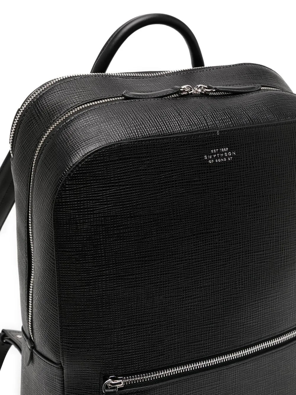 Smythsongrained-calf leather backpack