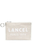 Lancellogo-print clutch bag