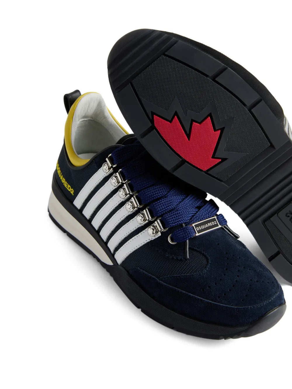 Dsquared2 Striped Low-Top Sneakers