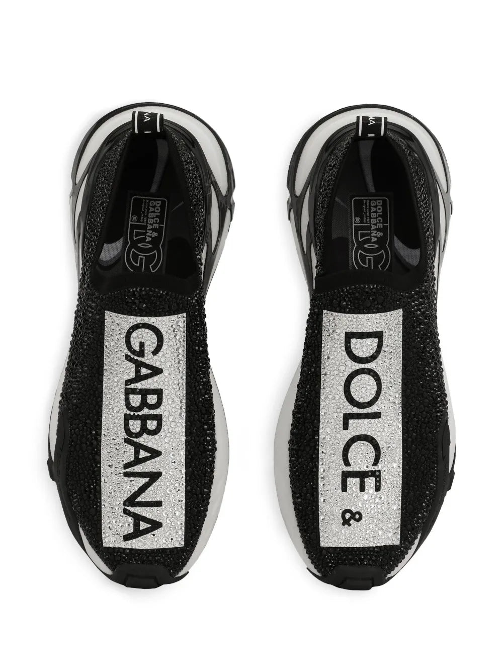 Dolce & Gabbana Fast Rhinestone-Embellished Sneakers