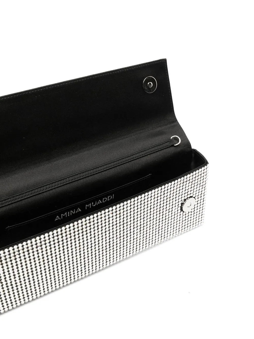 Amina MuaddiPaloma crystal-embellished clutch bag