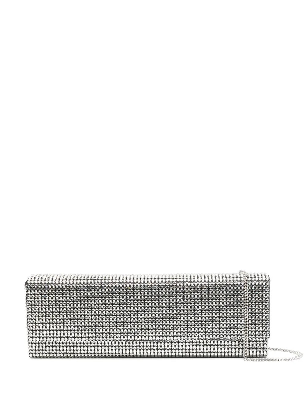 Amina MuaddiPaloma crystal-embellished clutch bag