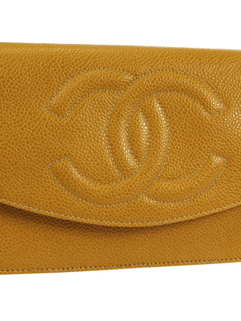 Pre-OwnedCHANEL Pre-Owned1997 CC logo-embossed chain wallet