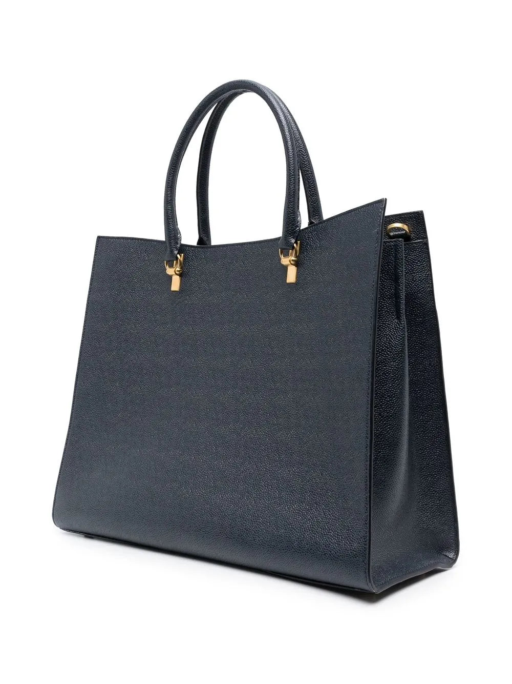 Thom Brownepebbled-leather Duet tote