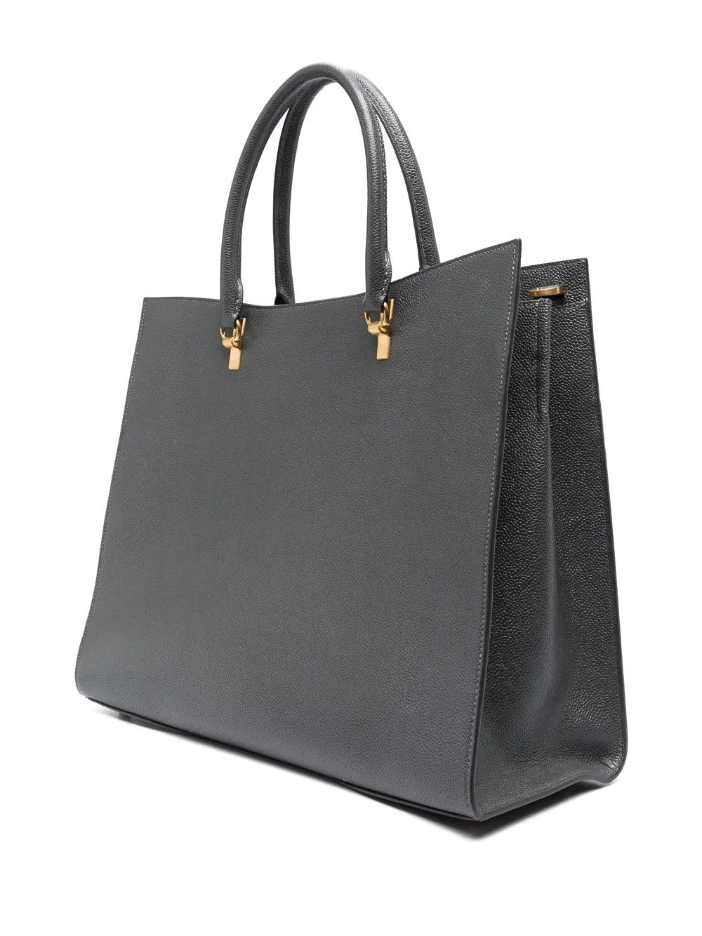 Thom Brownepebble grain leather tote bag