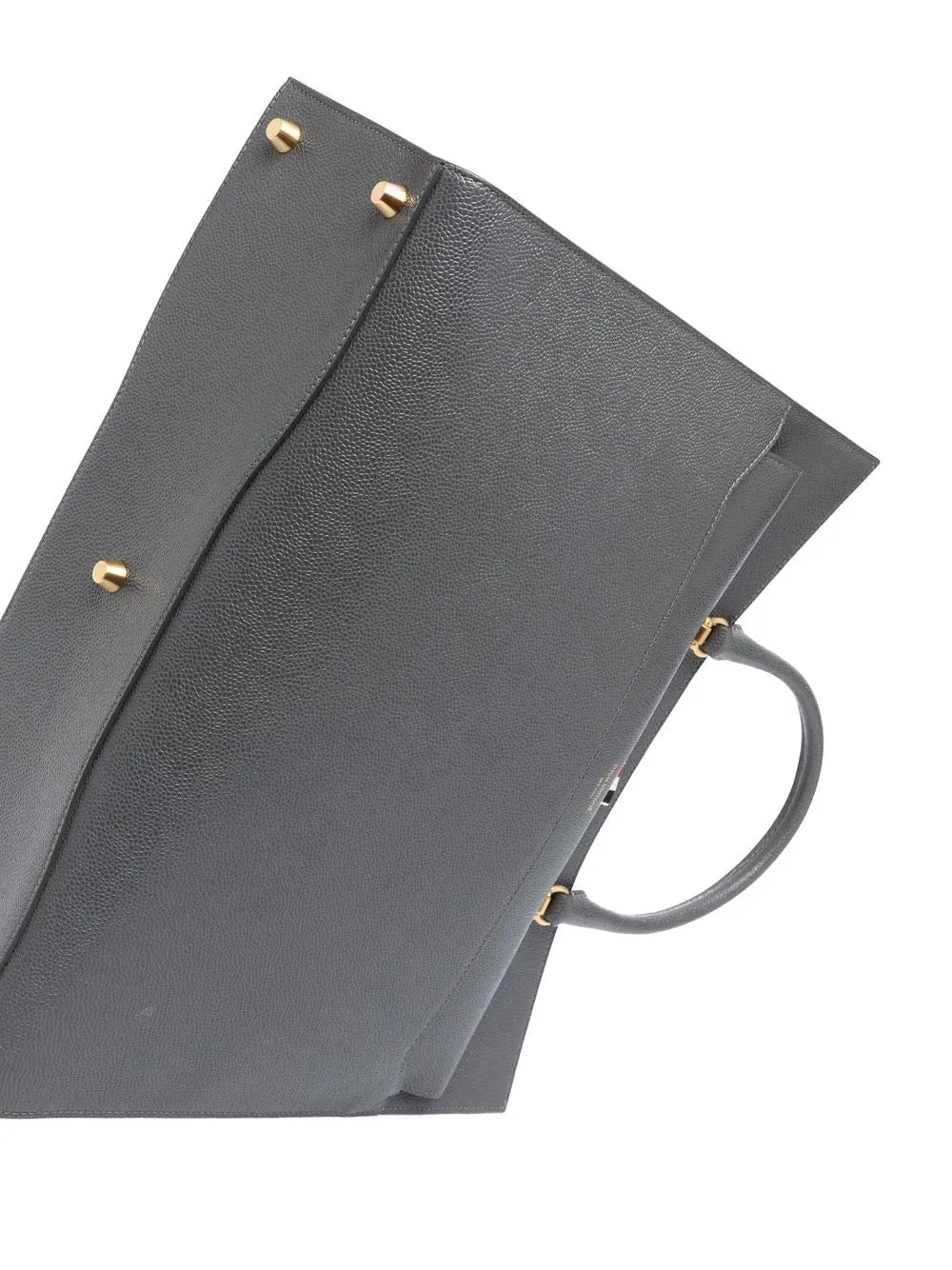Thom Brownepebble grain leather tote bag