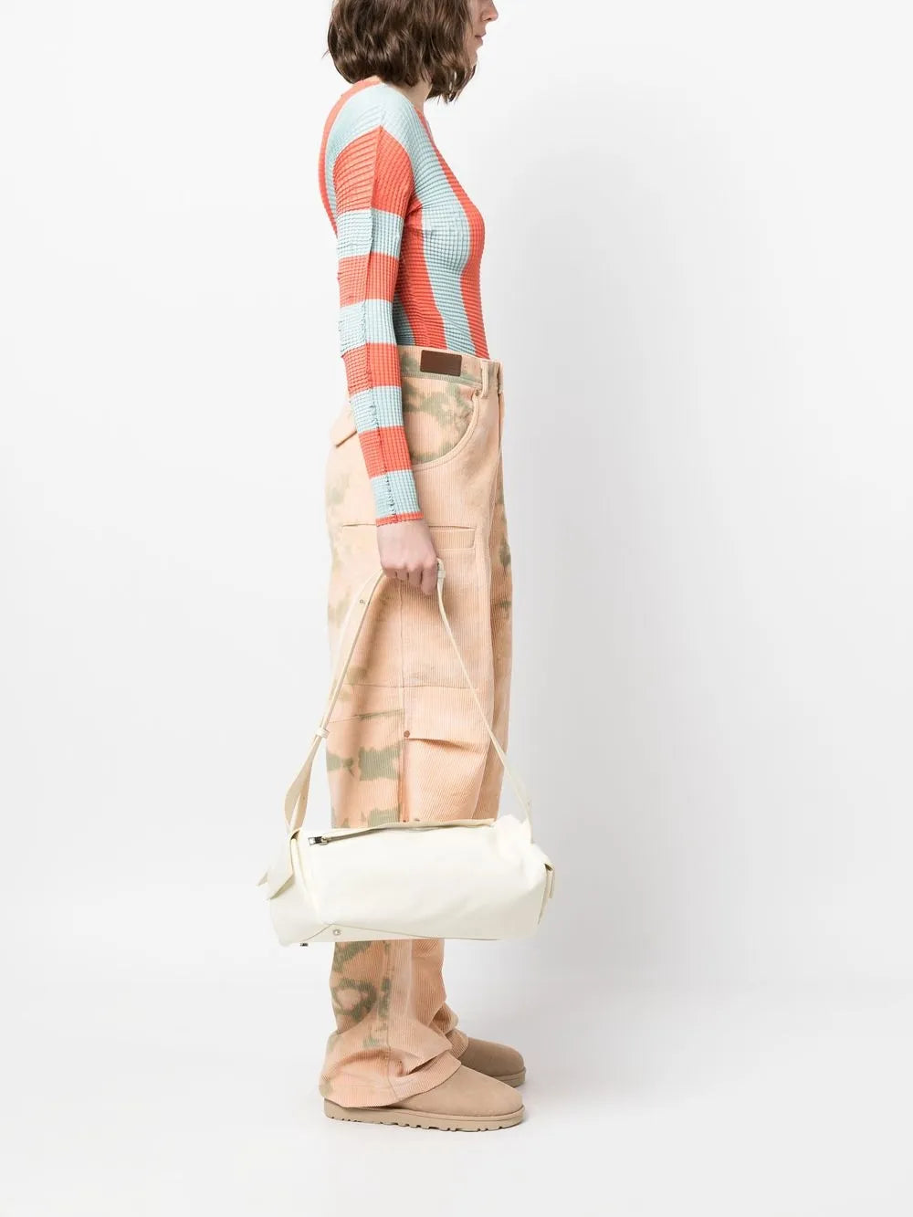Sunneioversized zip-up satchel