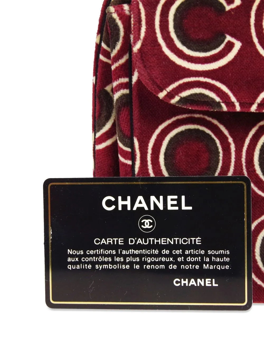 Pre-OwnedCHANEL Pre-Owned2002 Coco velvet tote bag