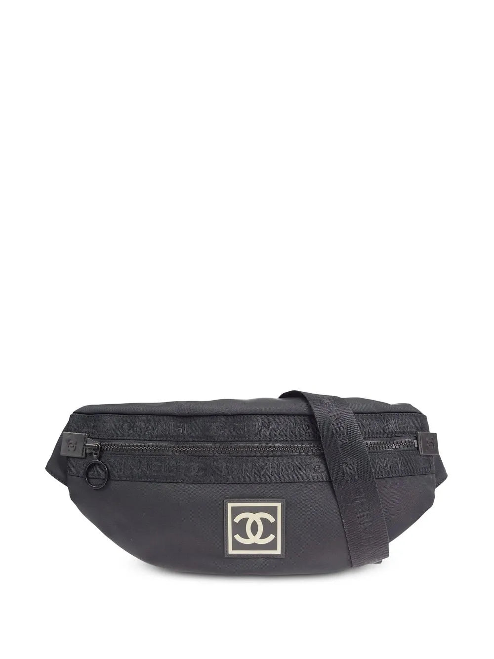 Pre-OwnedCHANEL Pre-Owned2002 logo-patch belt bag