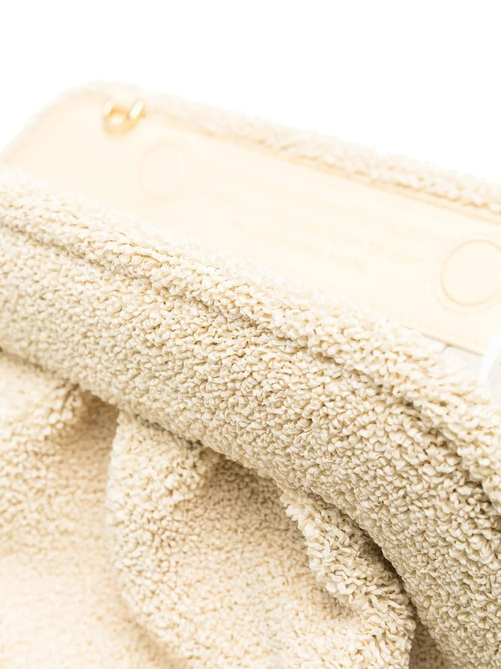 Themoir?e-fur clutch bag