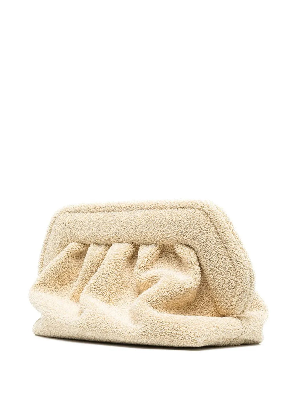 Themoir?e-fur clutch bag