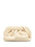 Themoir?e-fur clutch bag