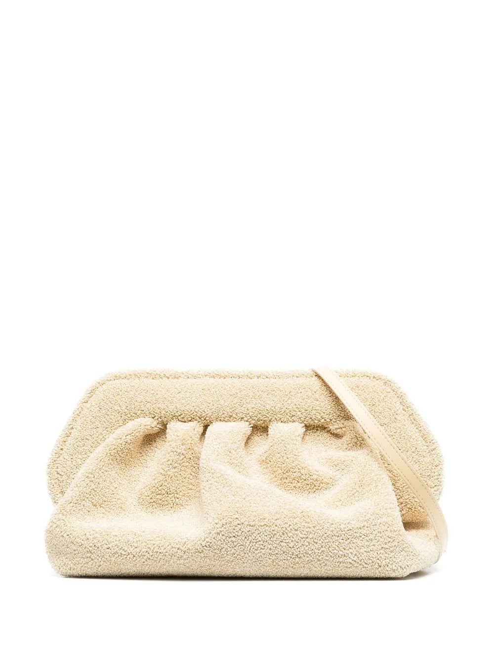 Themoir?e-fur clutch bag
