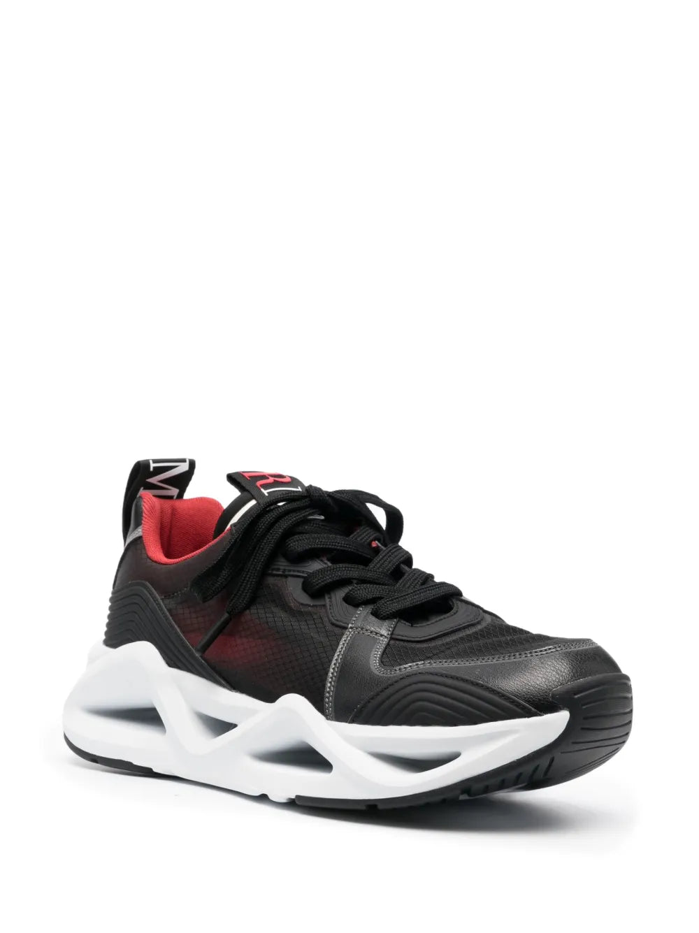 Ea7 Emporio Armani Mesh-Panelled Low-Top Sneakers