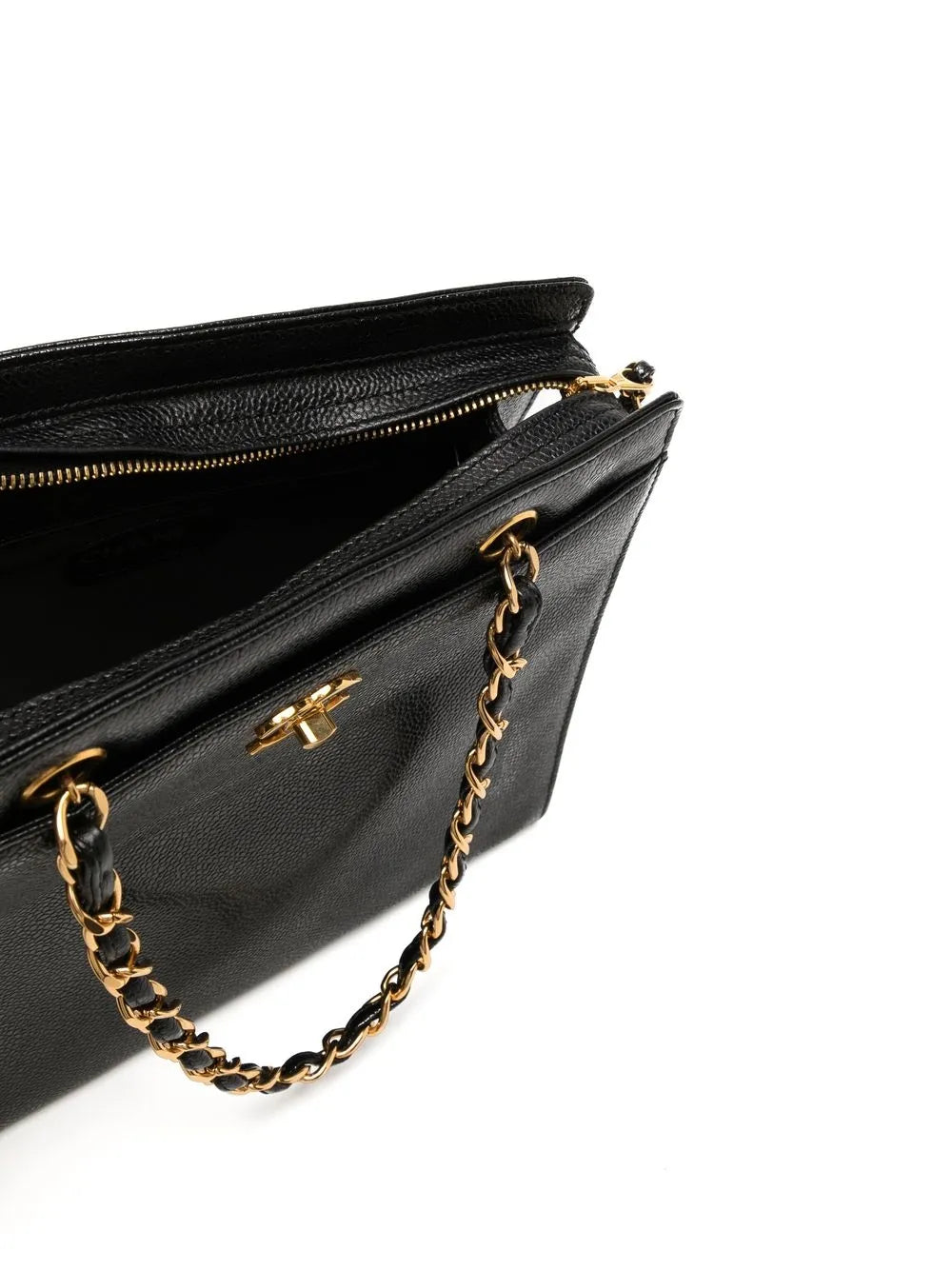 Pre-OwnedCHANEL Pre-Owned1998-1999 CC turn-lock zipped handbag
