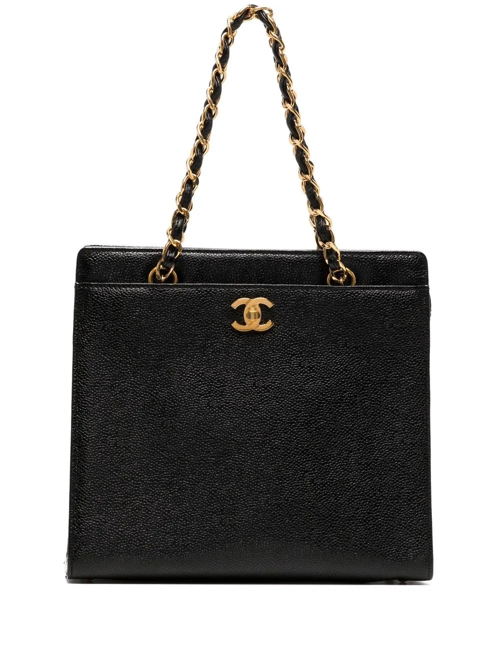 Pre-OwnedCHANEL Pre-Owned1998-1999 CC turn-lock zipped handbag