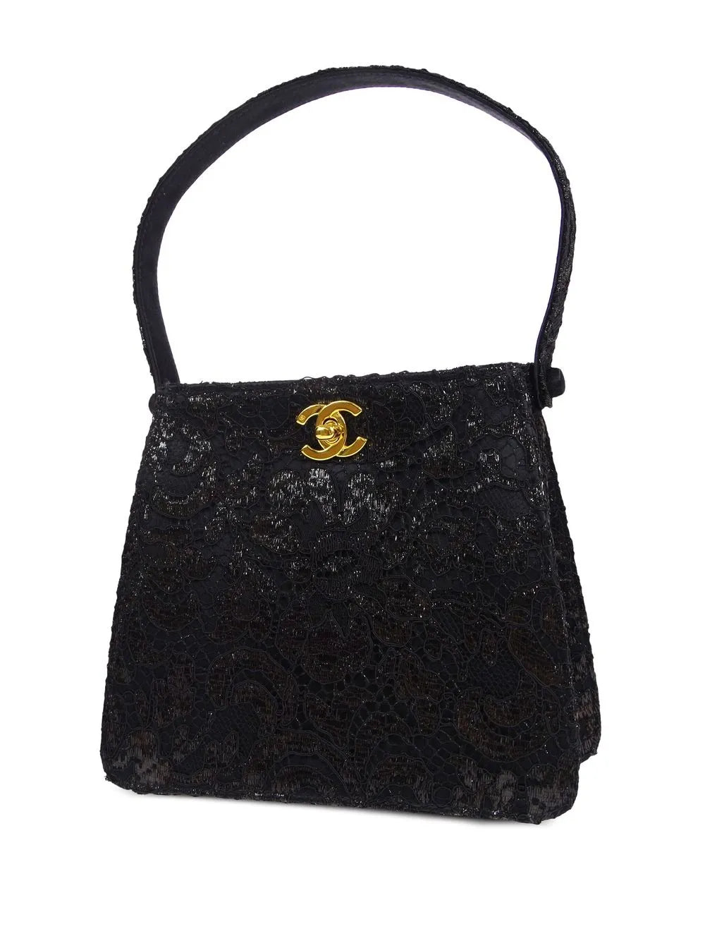 Pre-OwnedCHANEL Pre-Owned1998 Both Sides lace shoulder bag