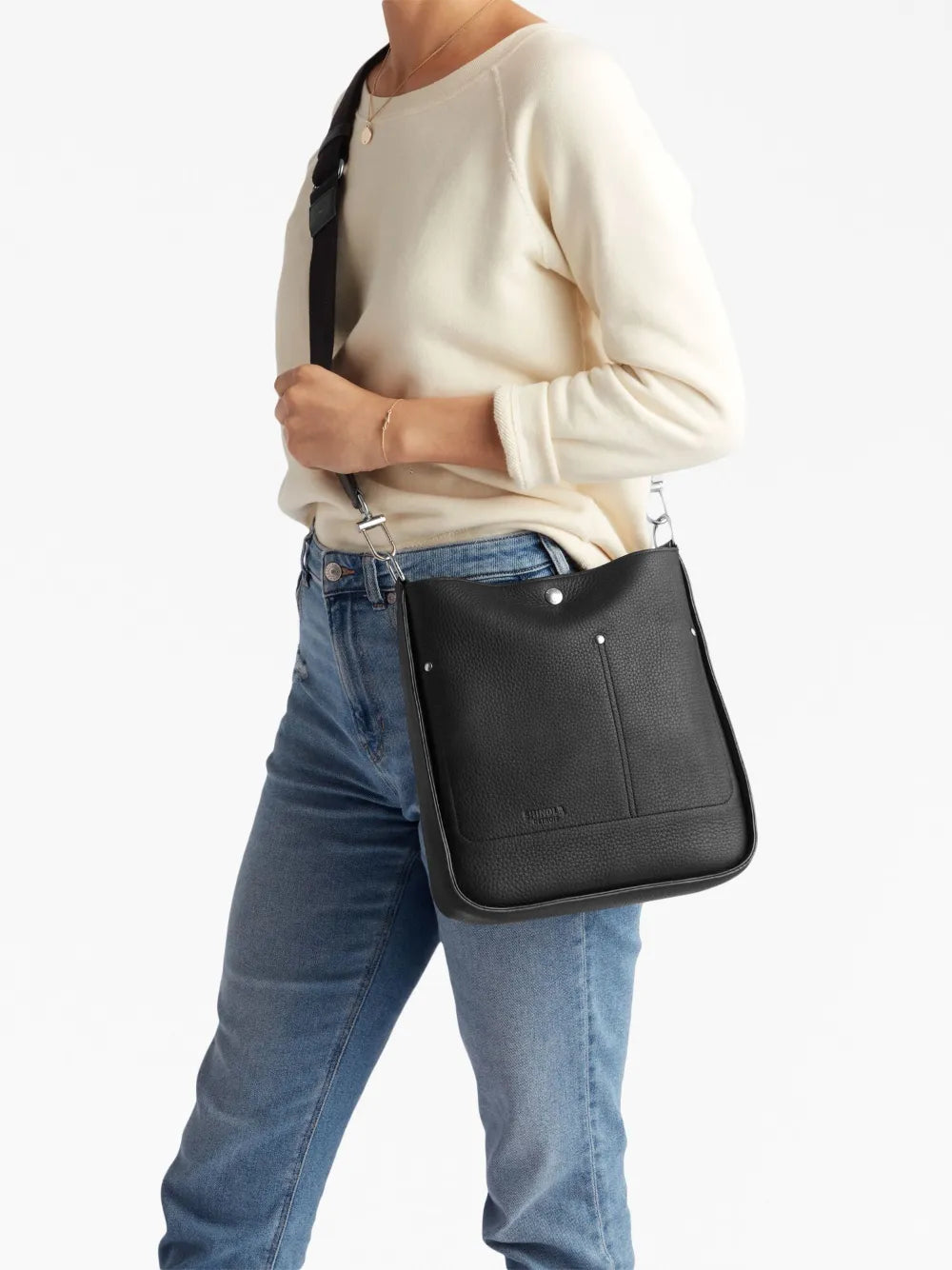 ShinolaThe Pocket grained-leather cross body bag
