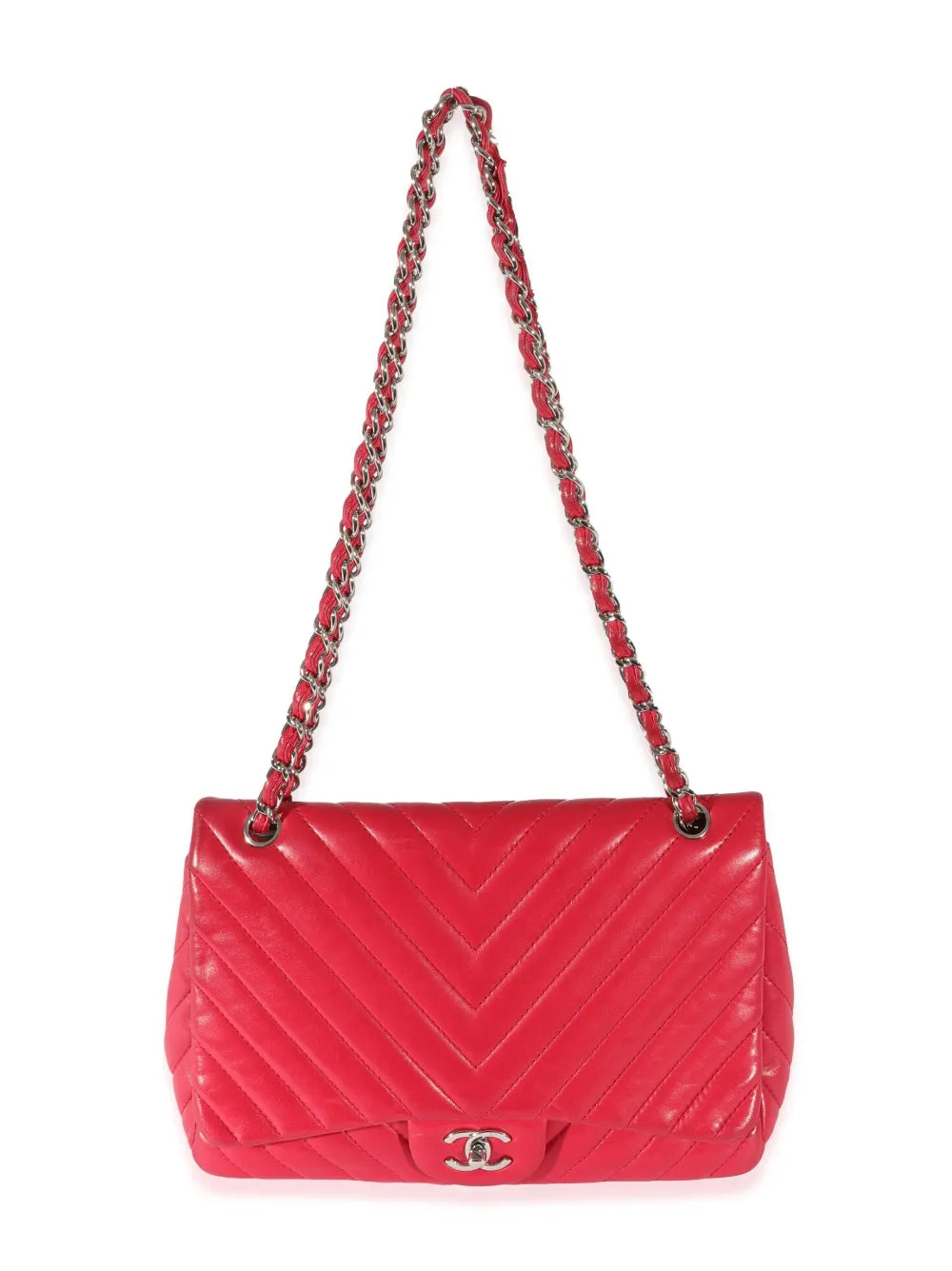 Pre-OwnedCHANEL Pre-OwnedJumbo Chevron Classic Flap shoulder bag