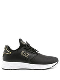Ea7 Emporio Armani Logo-Print Mesh Sneakers