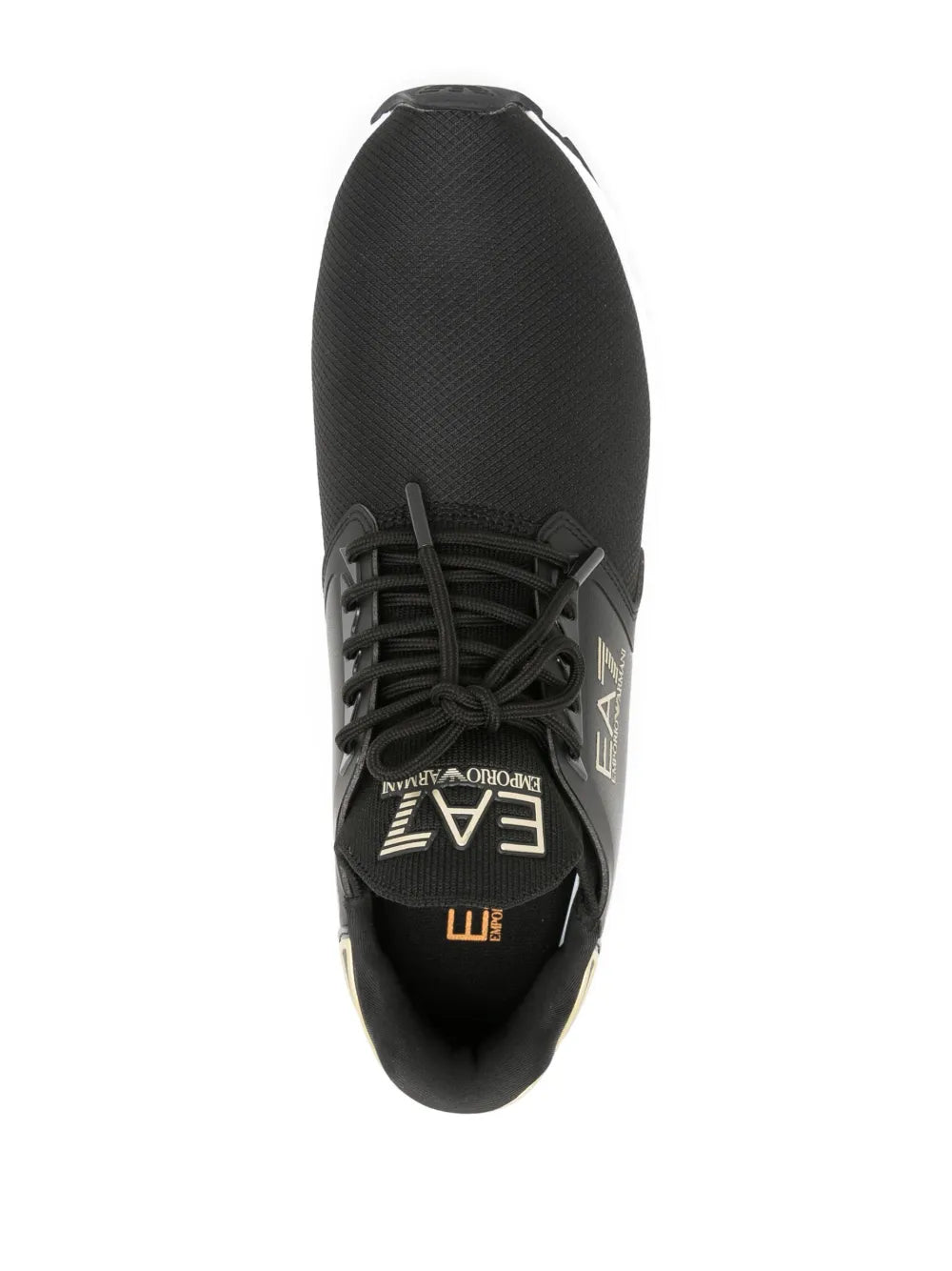 Ea7 Emporio Armani Logo-Print Mesh Sneakers