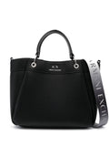 Armani Exchangelogo-print leather tote