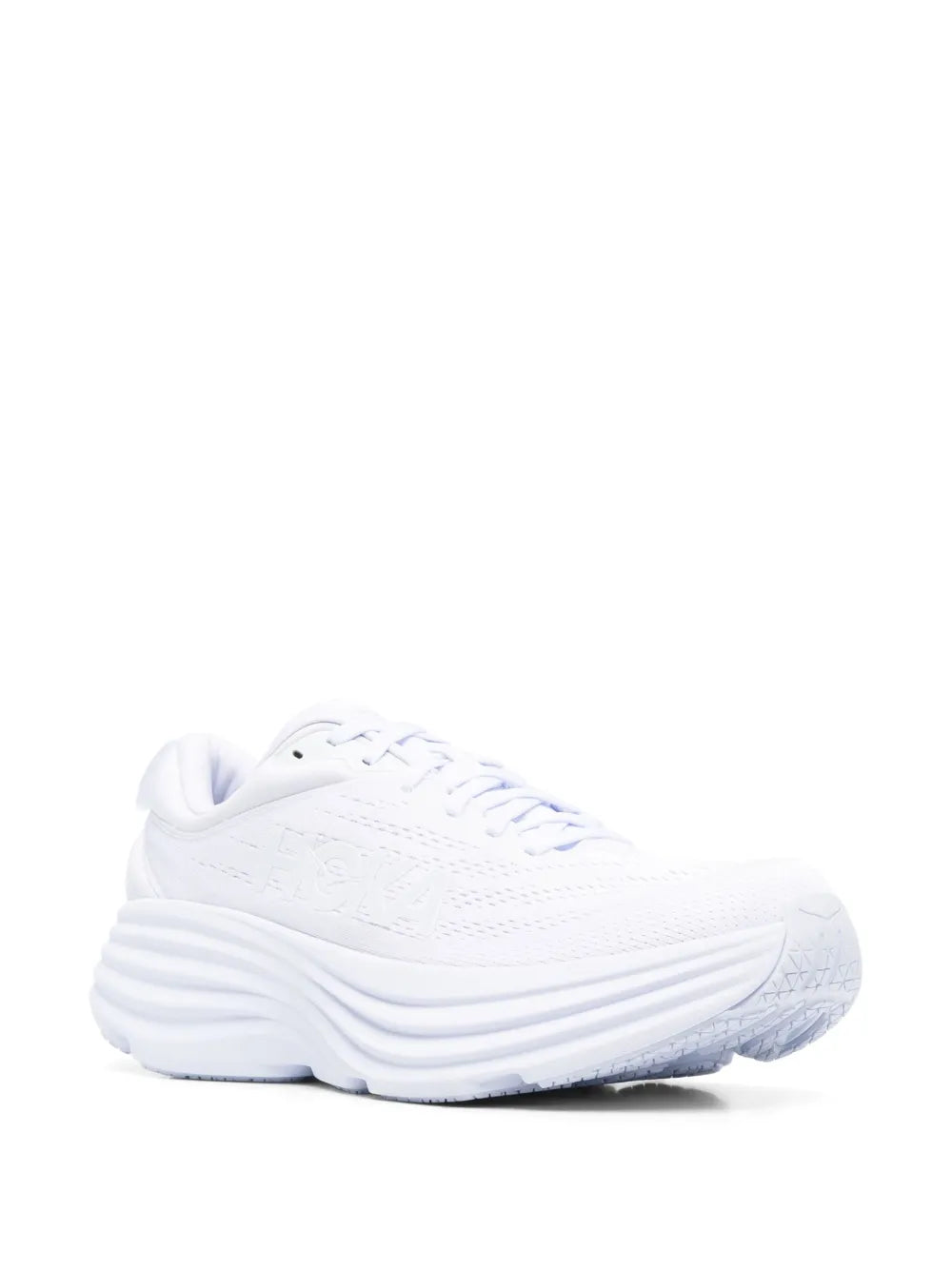 Hoka Bondi 8 Logo-Print Lace-Up Sneakers