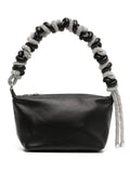 Karacrystal-embellished shoulder bag
