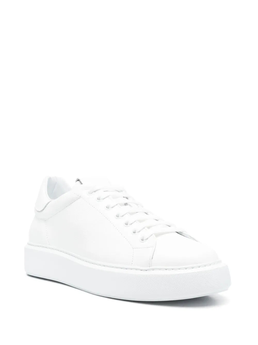 Giuliano Galiano Lace-Up Calf-Leather Sneakers