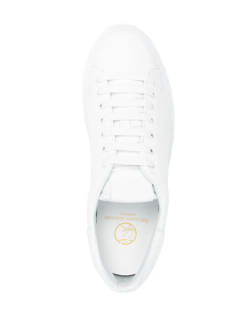 Giuliano Galiano Lace-Up Calf-Leather Sneakers