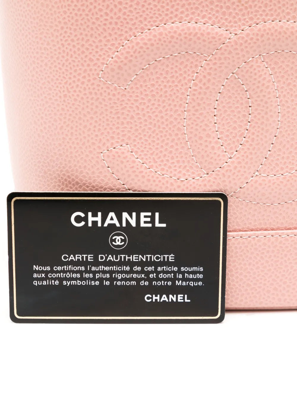 Pre-OwnedCHANEL Pre-Owned2003 CC logo-embossed vanity bag
