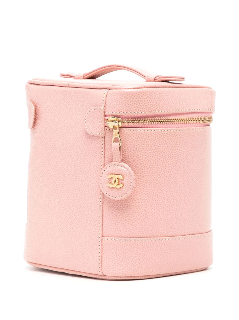 Pre-OwnedCHANEL Pre-Owned2003 CC logo-embossed vanity bag