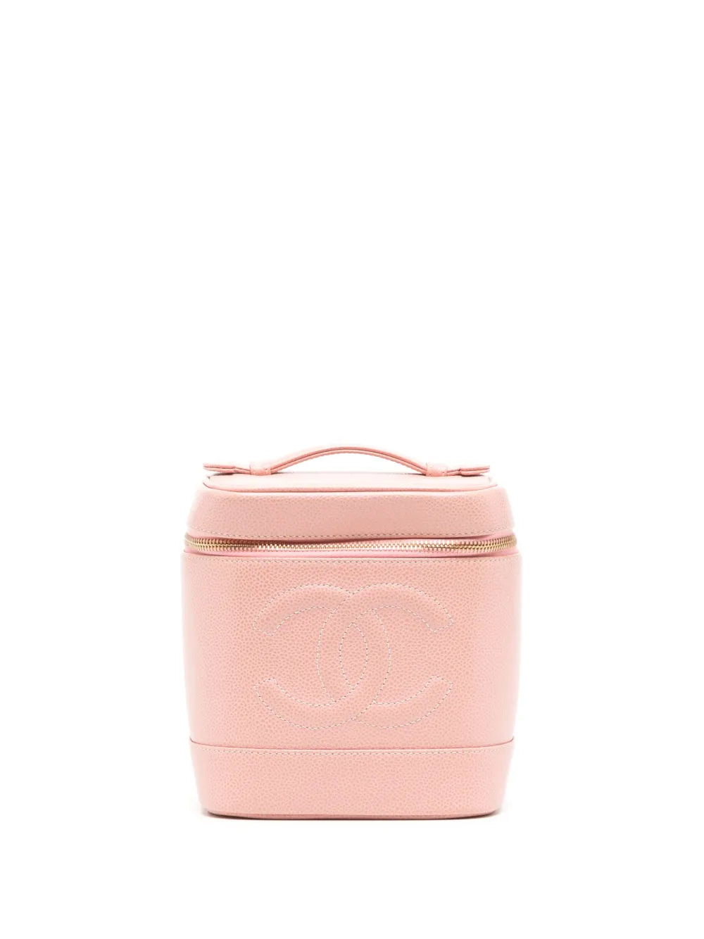 Pre-OwnedCHANEL Pre-Owned2003 CC logo-embossed vanity bag