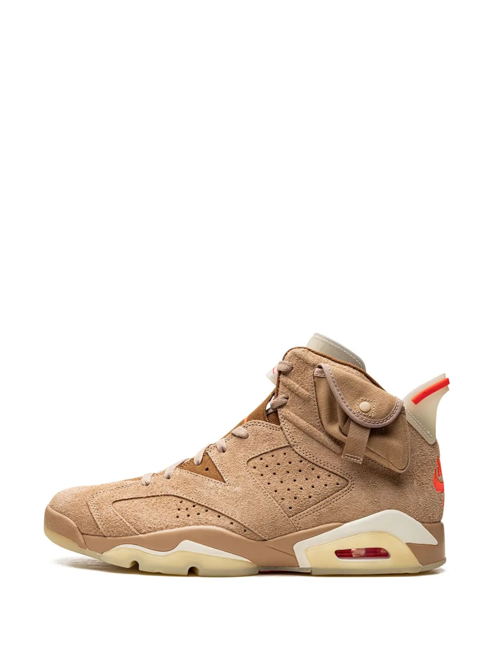 Jordan X Travis Scott Air Jordan 6 Retro Sp British Khaki Promo Sample Sneakers