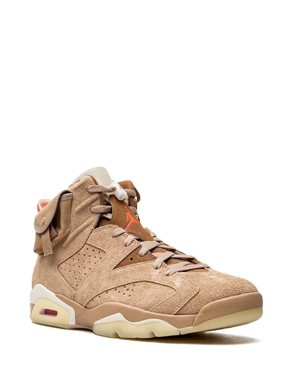Jordan X Travis Scott Air Jordan 6 Retro Sp British Khaki Promo Sample Sneakers