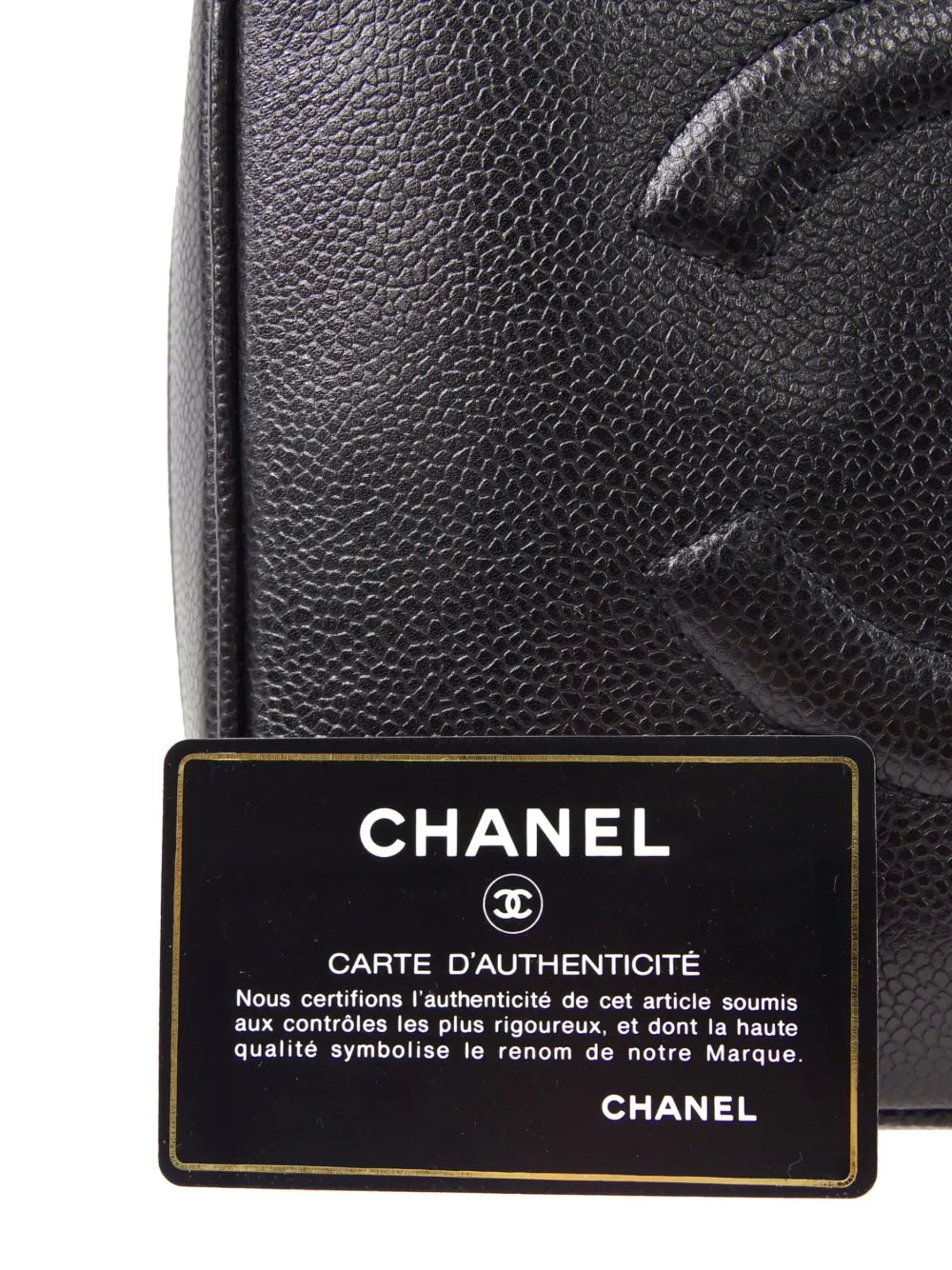Pre-OwnedCHANEL Pre-Owned1997 CC logo-embossed two-way vanity bag