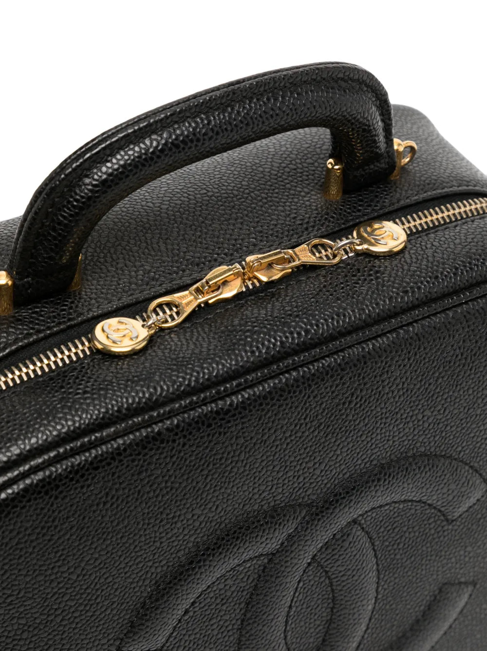 Pre-OwnedCHANEL Pre-Owned1998 CC vanity two-way handbag