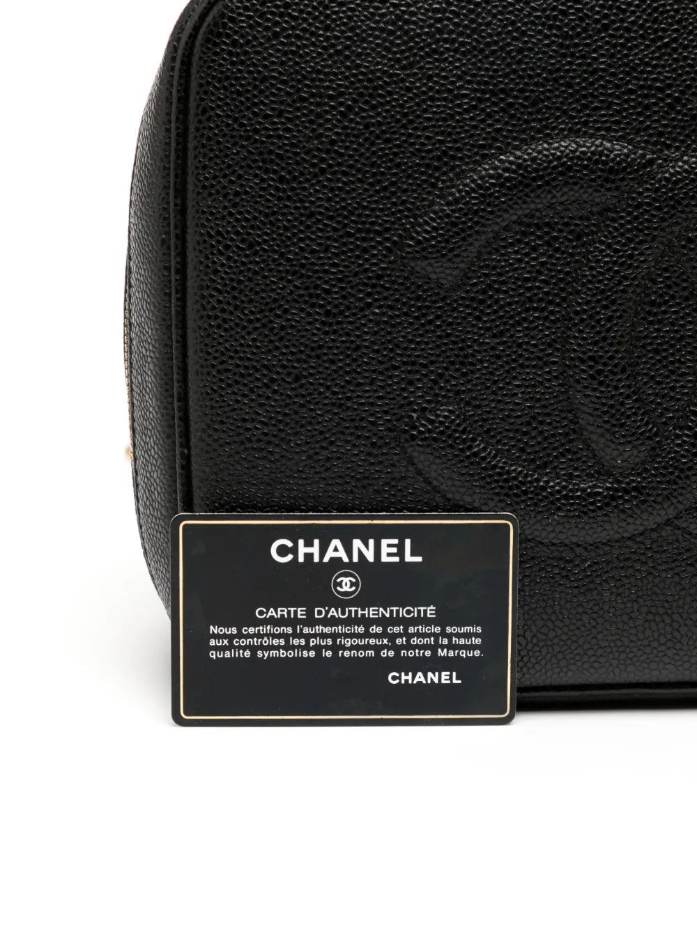 Pre-OwnedCHANEL Pre-Owned1998 CC vanity two-way handbag