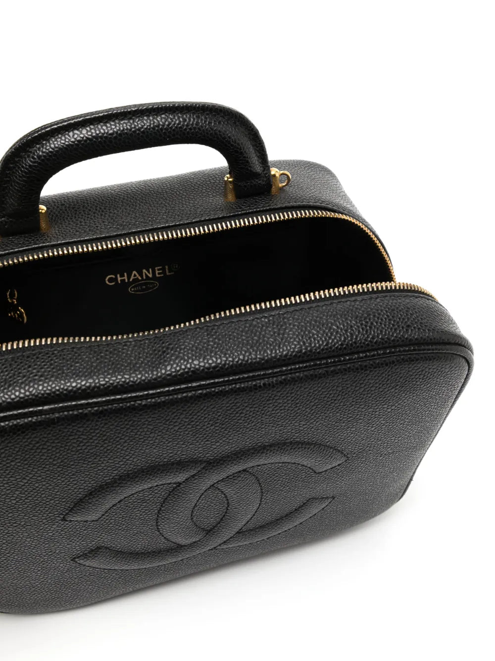 Pre-OwnedCHANEL Pre-Owned1998 CC vanity two-way handbag