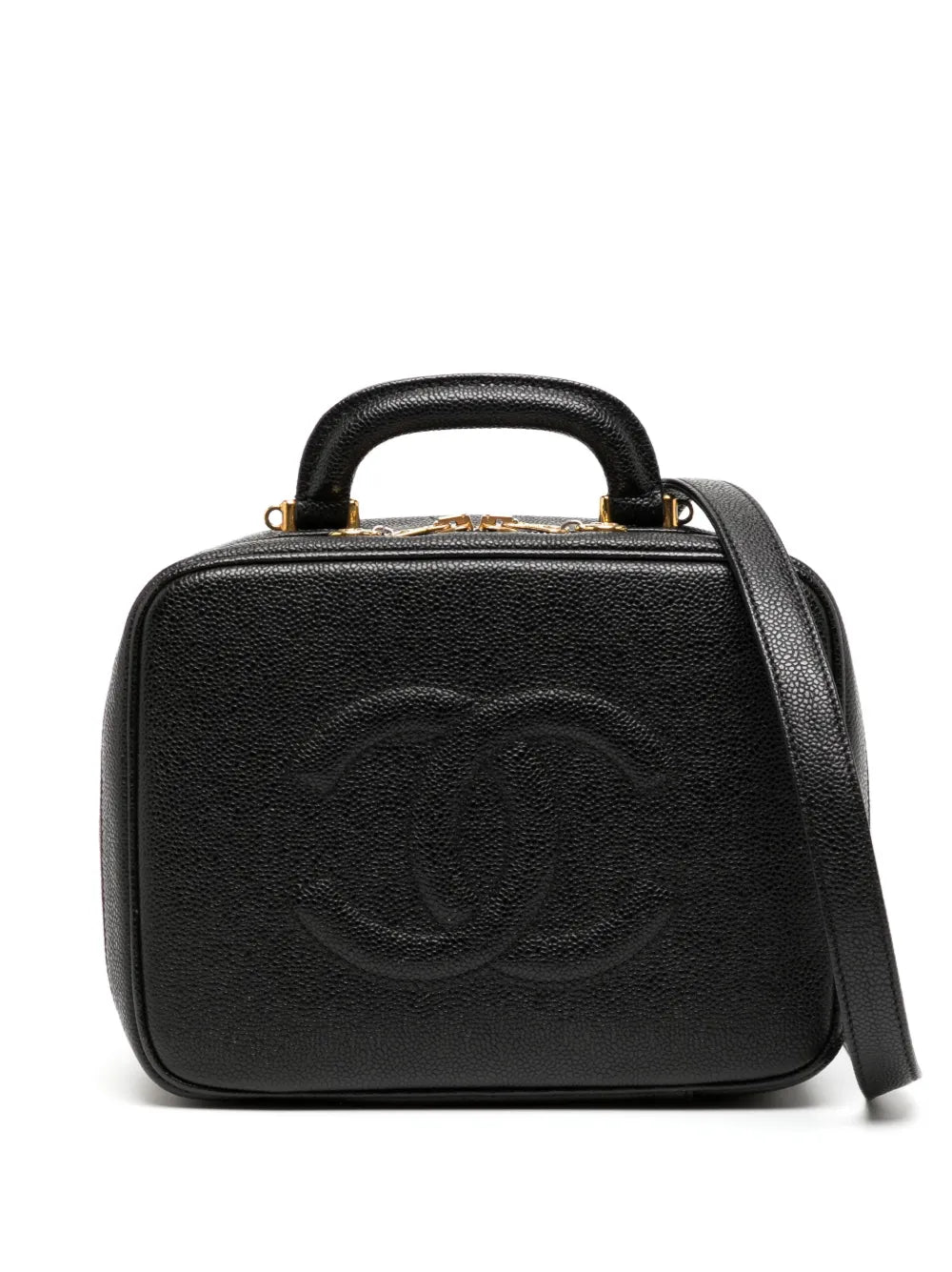 Pre-OwnedCHANEL Pre-Owned1998 CC vanity two-way handbag