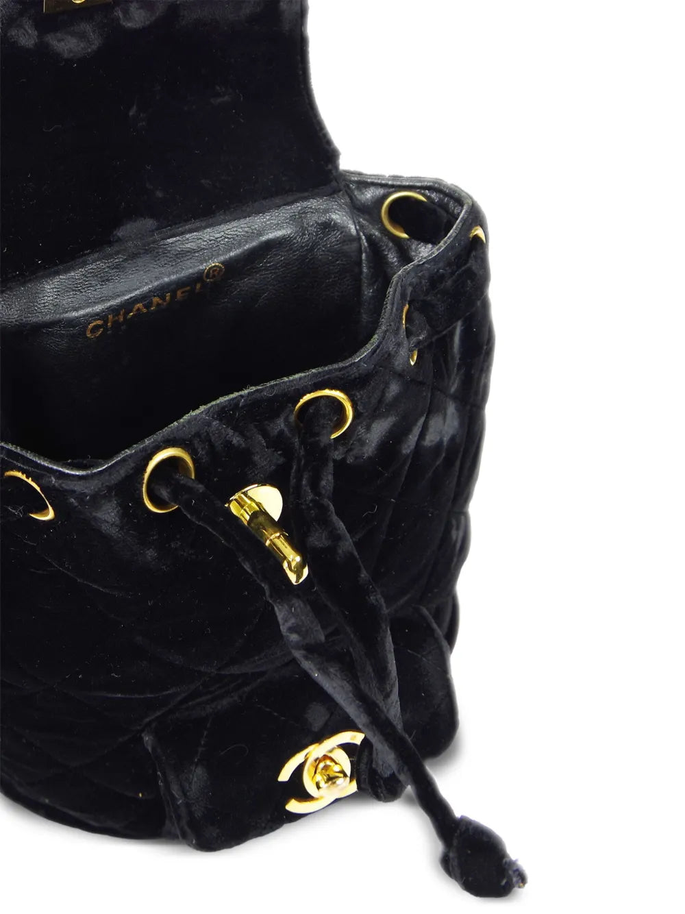 Pre-OwnedCHANEL Pre-Owned1990-2000s mini Duma velvet backpack