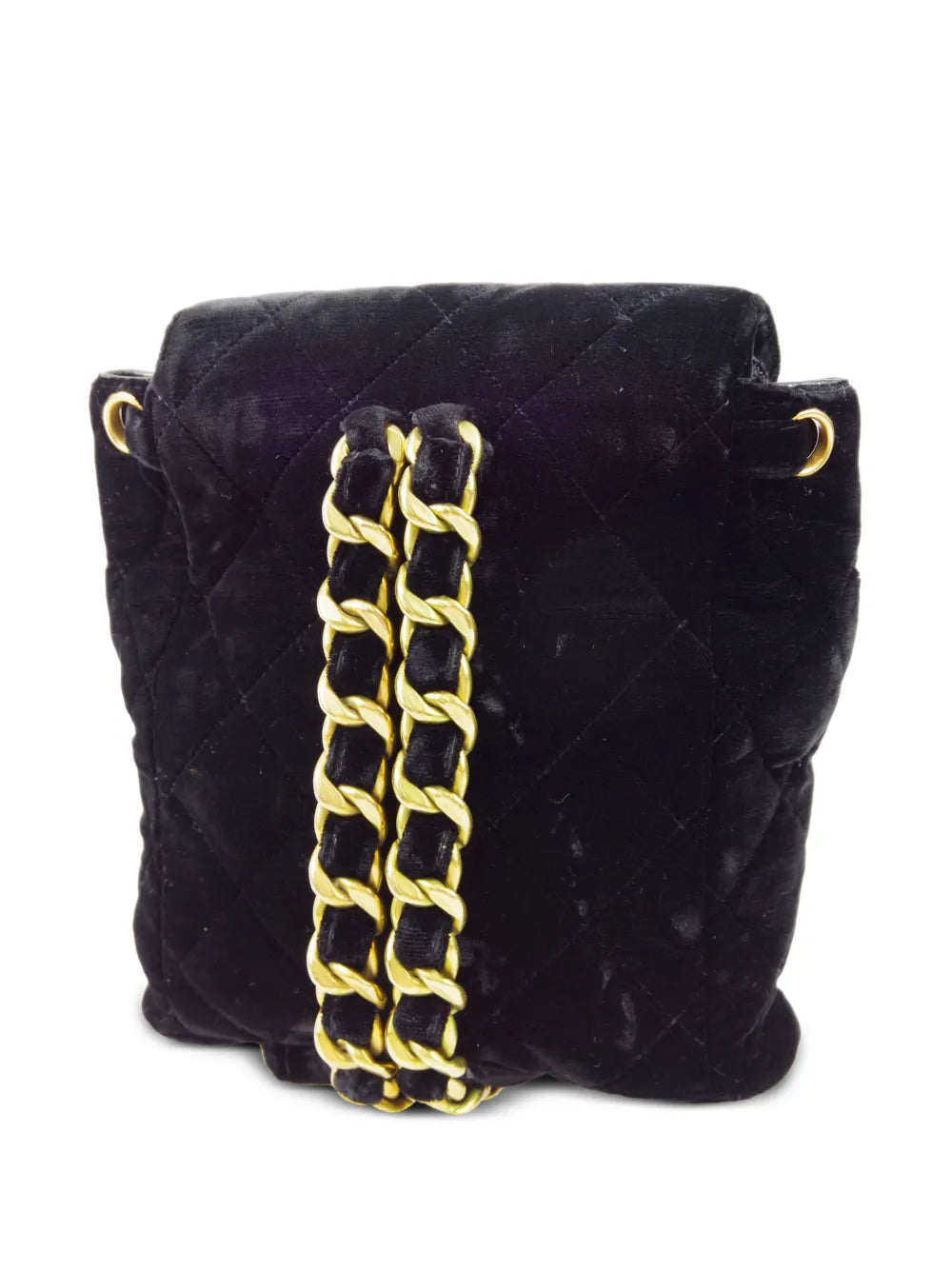 Pre-OwnedCHANEL Pre-Owned1990-2000s mini Duma velvet backpack