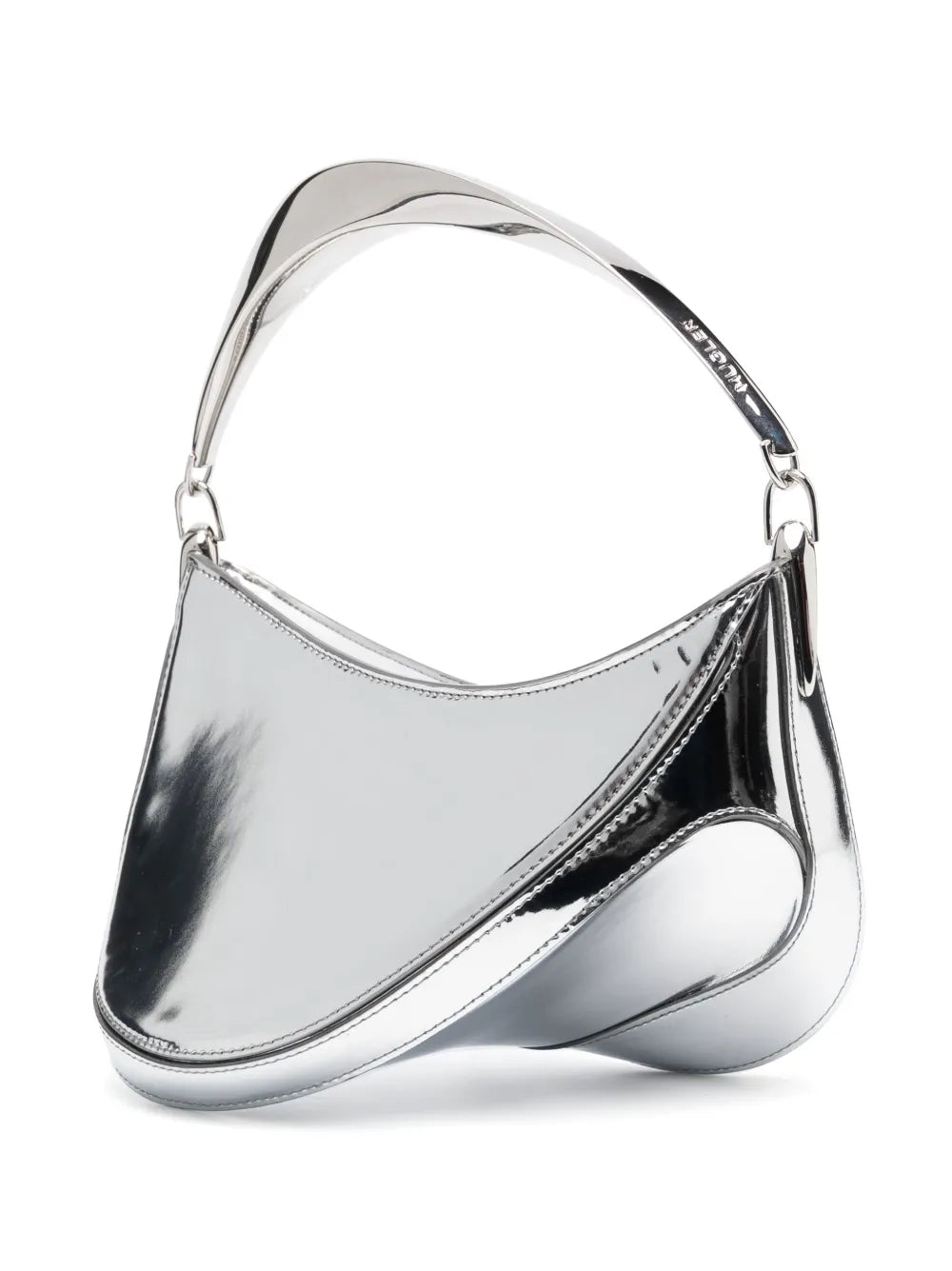 MuglerSpiral Curve 01 foiled tote bag