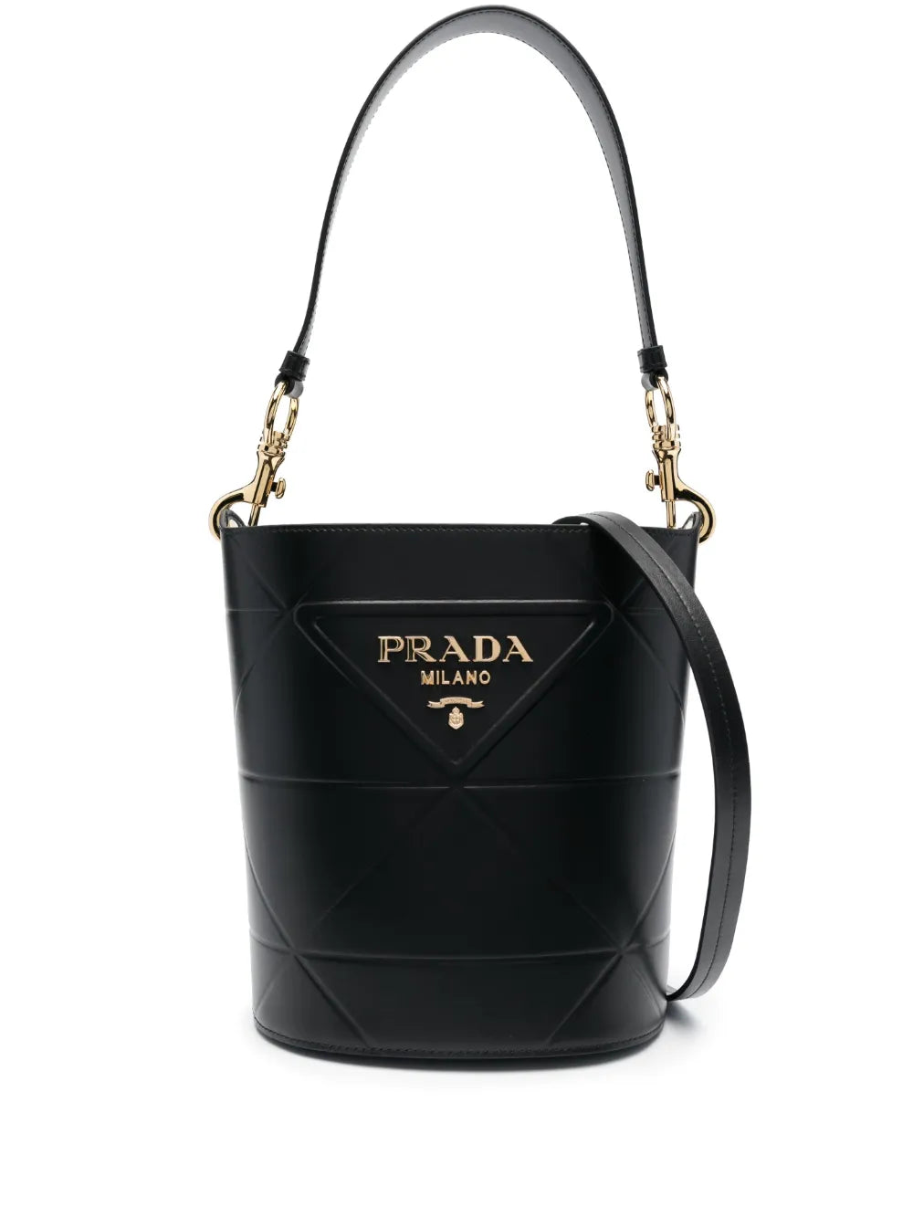 PradaSymbole leather bucket bag