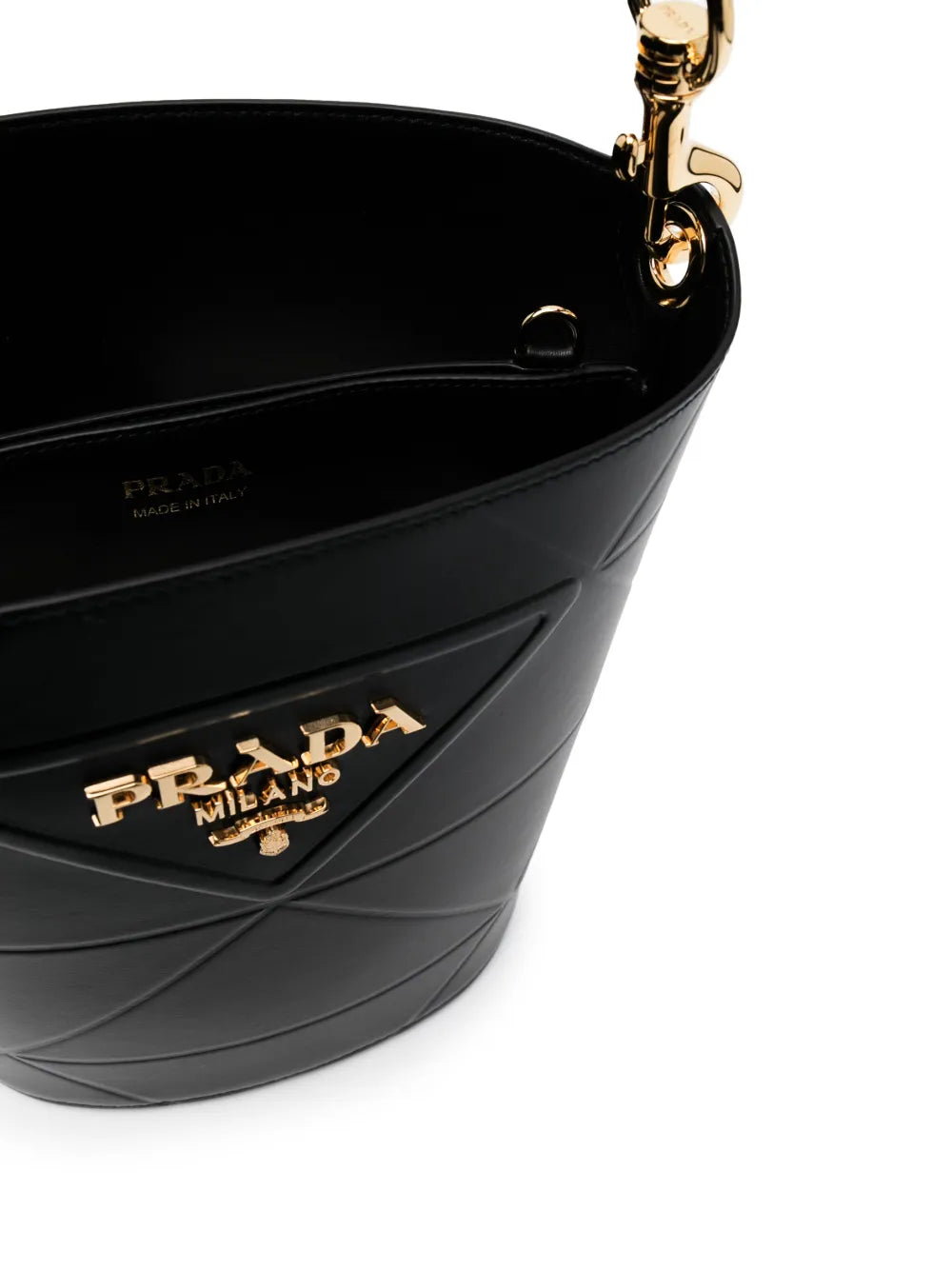 PradaSymbole leather bucket bag
