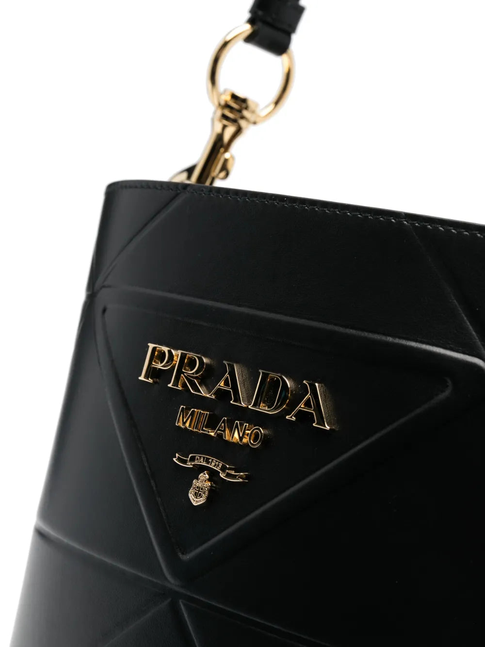 PradaSymbole leather bucket bag