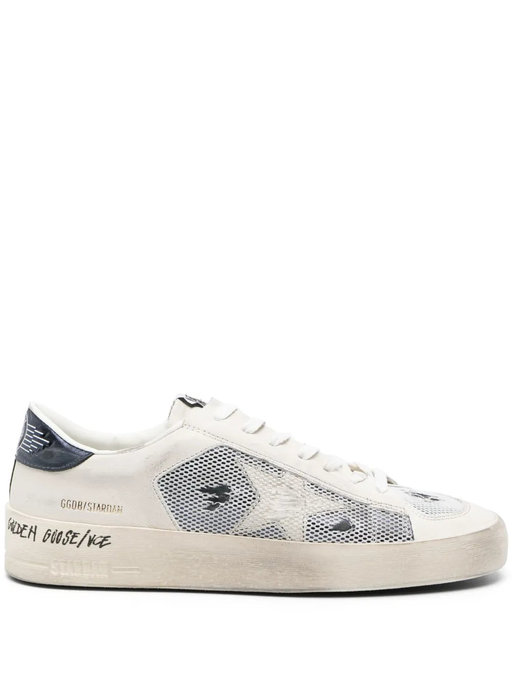 Golden Goose Stardan Leather Low-Top Sneakers