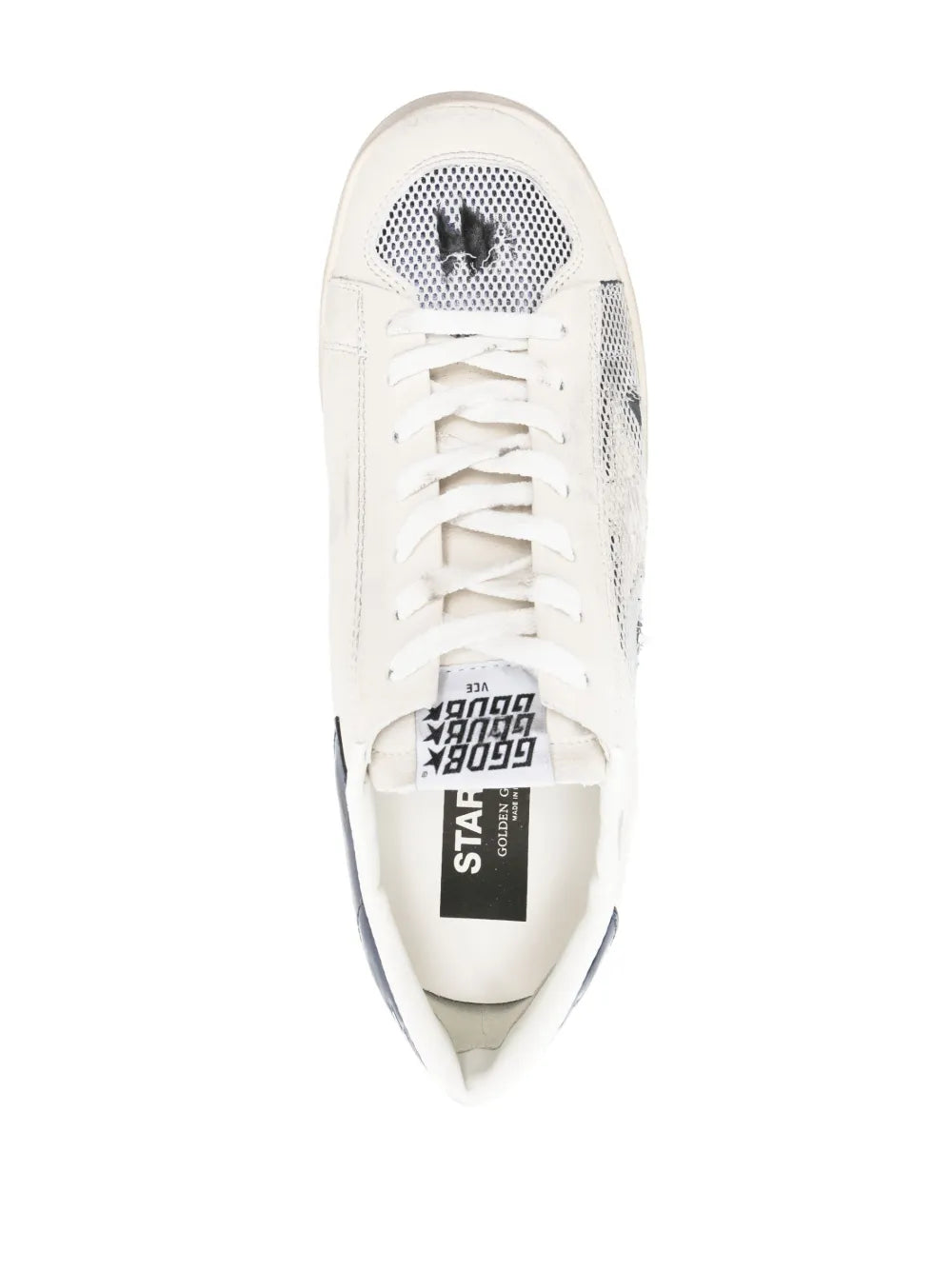 Golden Goose Stardan Leather Low-Top Sneakers
