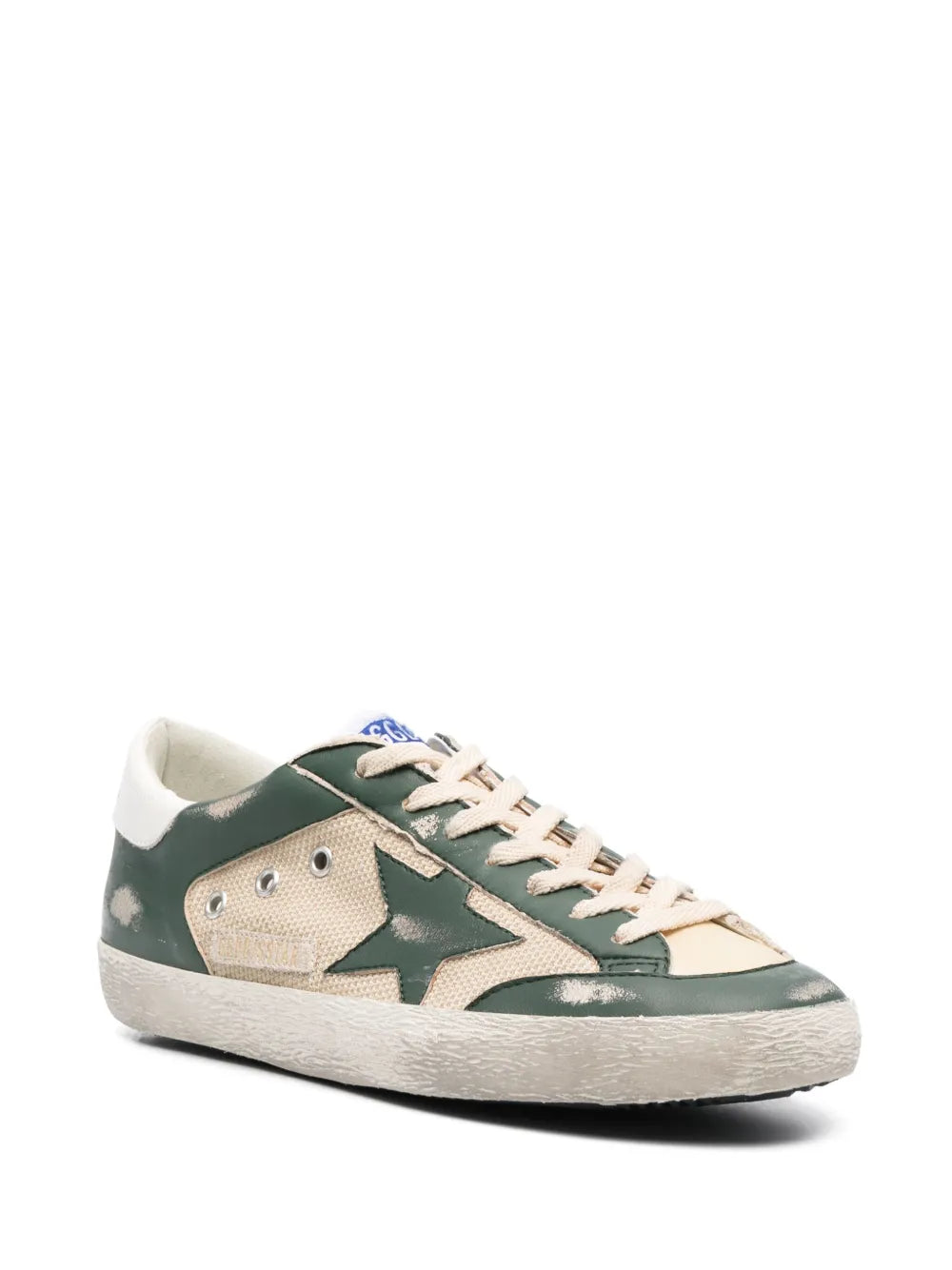 Golden Goose Super-Star Mesh Panelled Sneakers