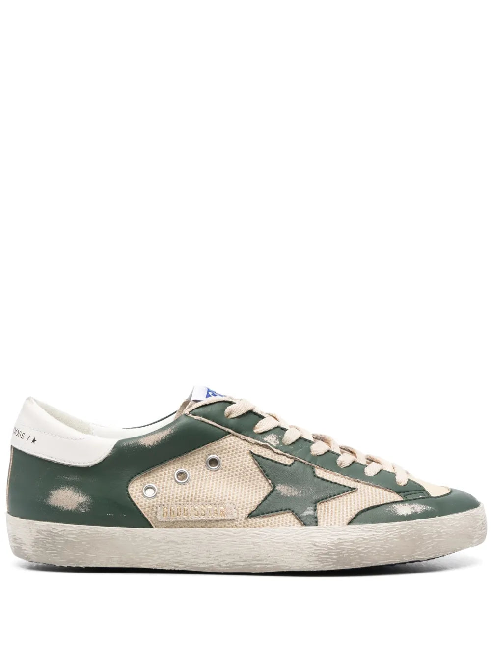 Golden Goose Super-Star Mesh Panelled Sneakers